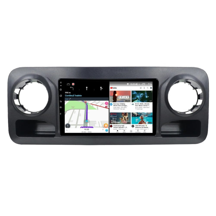 Navigatie MERCEDES SPRINTER 2018 - 2024 , Rezolutie 2K, Ecran QLED 9.5 inch, 8GB RAM si 128GB ROM, Android, Procesor Octacore, Slot sim 4G, Sunet DSP, Wireless Carplay [4]