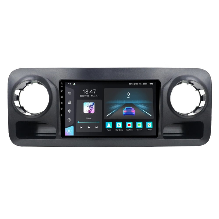 Navigatie MERCEDES SPRINTER 2018 - 2024 , Rezolutie 2K, Ecran QLED 9.5 inch, 8GB RAM si 128GB ROM, Android, Procesor Octacore, Slot sim 4G, Sunet DSP, Wireless Carplay [1]