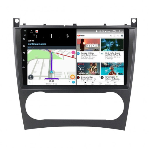 Navigatie Mercedes Vito ( 2014 - 2020 ) Android 14 , 4GB RAM , Procesor Quad Core , Wireless Carplay si Android auto , Display HD Touchscreen, Wi-Fi , Bluetooth, USB [2]