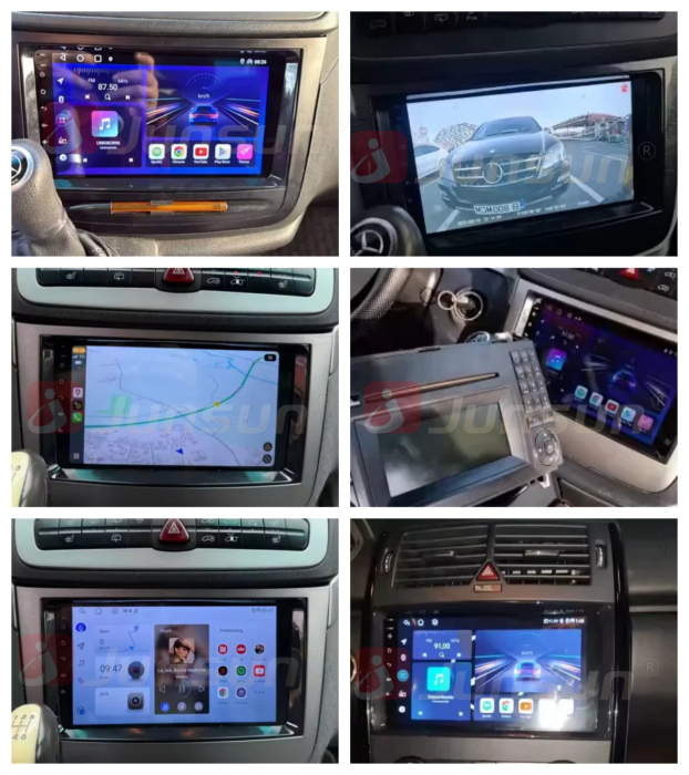 Navigatie Mercedes Vito ( 2014 - 2020 ) Android 15 , 4GB RAM , Procesor Quad Core , Wireless Carplay si Android auto , Display HD Touchscreen, Wi-Fi , Bluetooth, USB [5]