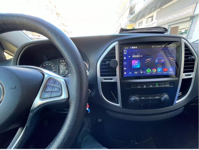 Navigatie Mercedes Vito din 2014 - 2020, 8GB RAM si 128GB ROM, Ecran QLED 10 inch, Android 14, Procesor Octacore, Slot sim 4G, Sunet DSP, Wireless Carplay si Android Auto, Camera Marsarier [3]