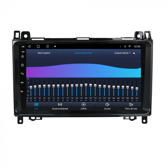 Navigatie Mercedes Vito Sprinter Viano A B Class VW Crafter Android 14 , 4GB RAM , Procesor Quad Core , Wireless Carplay si Android auto , Display HD Touchscreen, Wi-Fi , Bluetooth, USB [4]