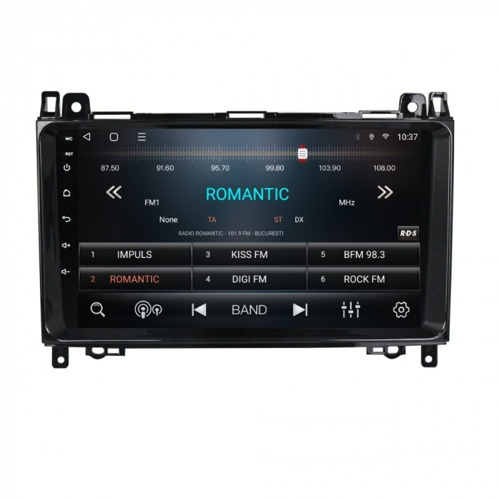 Navigatie Mercedes Vito Sprinter Viano A B Class VW Crafter Android 14 , 4GB RAM , Procesor Quad Core , Wireless Carplay si Android auto , Display HD Touchscreen, Wi-Fi , Bluetooth, USB [3]