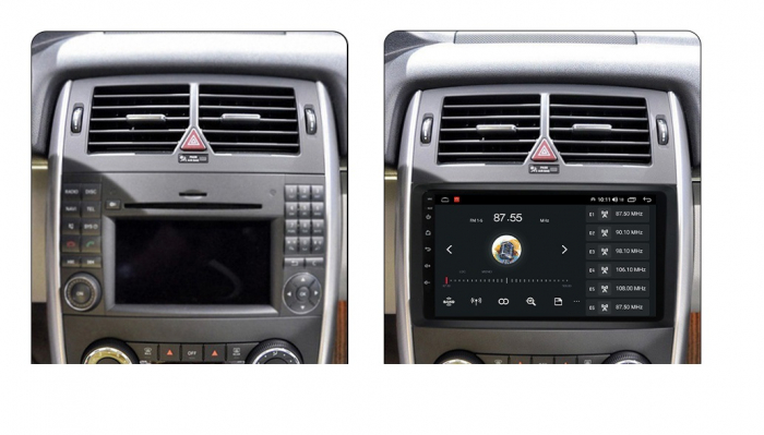 Navigatie Mercedes Vito Sprinter Viano A B Class VW Crafter Android 14, 2GB RAM si 32GB ROM, Display IPS 9 inch, Camera Marsarier, Internet, Aplicatii, Wi Fi, Usb, Bluetooth [4]