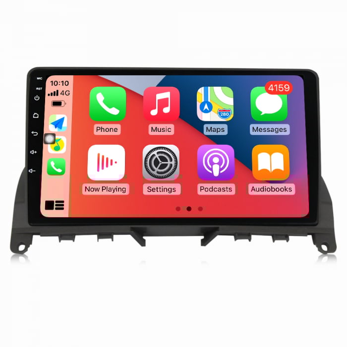 Navigatie Mercedes W204 C Class din 2006 - 2012, 8GB RAM si 128GB ROM, Ecran QLED 9 inch, Android 14, Procesor Octacore, Slot sim 4G, Sunet DSP, Wireless Carplay si Android Auto, Camera Marsarier [4]
