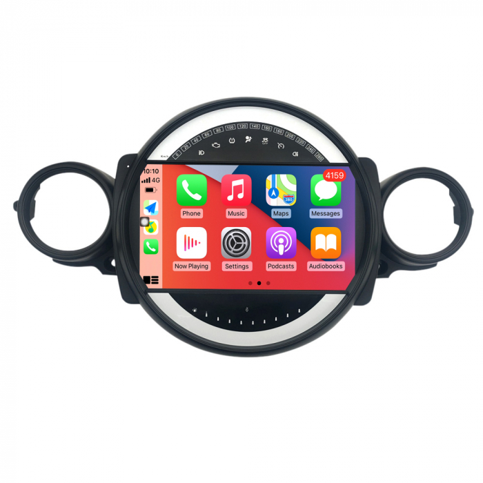 Navigatie Mini Cooper ( 2007 - 2015 ) 4GB RAM si 64GB ROM, Ecran QLED 9 inch, Android 14, Procesor Octacore, Slot sim 4G, Sunet DSP, Wireless Carplay si Android Auto, Camera Marsarier [2]