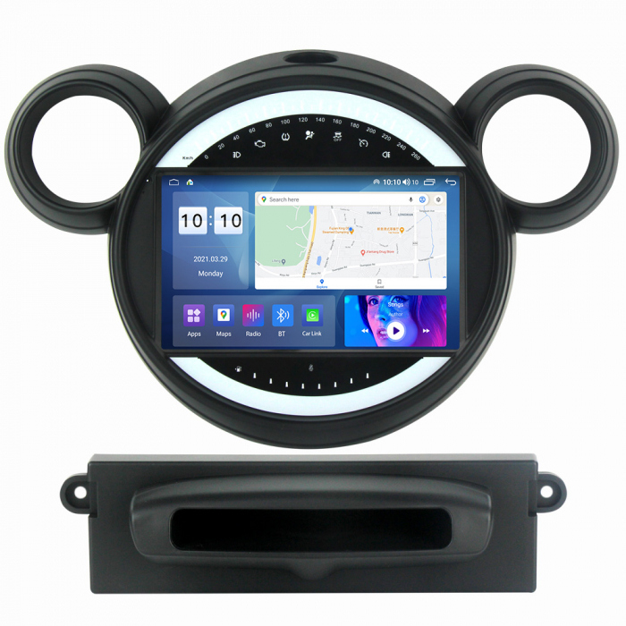 Navigatie Mini Cooper Countryman din 2007-2014,  Android 14 , 4GB RAM, Octacore, Slot Sim 4G, DSP, GPS, Wi-FI, Carplay, Android Auto, USB, Bluetooth, Waze, Touchscreen, 9 inch [2]