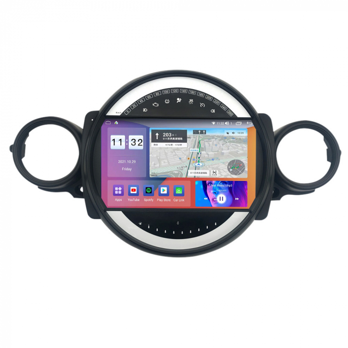Navigatie Mini Cooper Countryman din 2007-2014, Android 14, Wireless Carplay si Android Auto, 2GB RAM si 32GB ROM, Display IPS 9 inch, Camera Marsarier, Internet, Aplicatii, Wi Fi, Usb, Bluetooth [2]