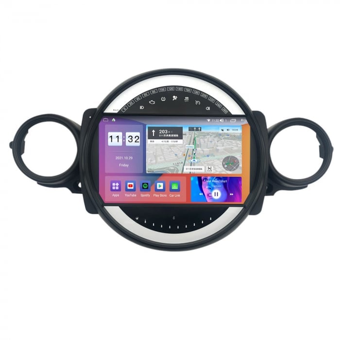 Navigatie Mini Cooper Countryman din 2007-2014, Rezolutie 2K, Ecran QLED 9.5 inch, 8GB RAM si 128GB ROM, Android, Procesor Octacore, Slot sim 4G, Sunet DSP, Wireless Carplay si Android Auto [6]