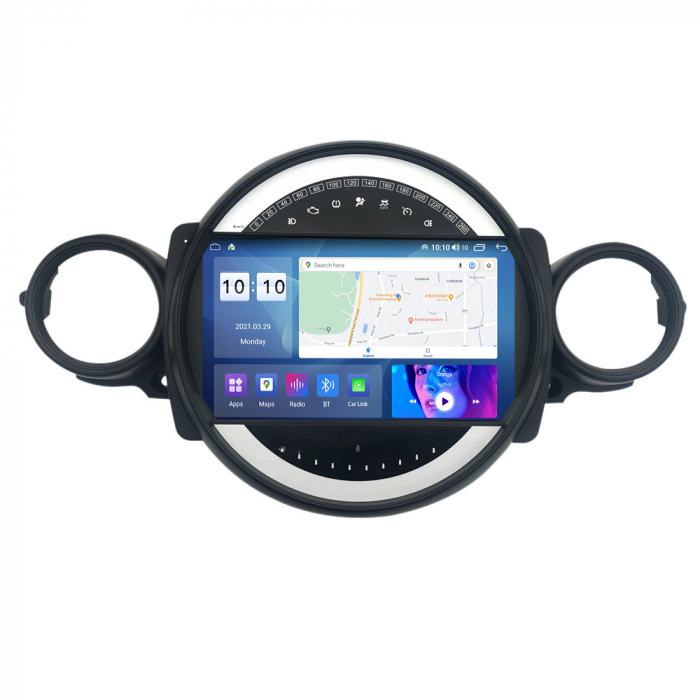 Navigatie Mini Cooper din 2007-2015,  Android 14 , 4GB RAM, Octacore, Slot Sim 4G, DSP, GPS, Wi-FI, Carplay, Android Auto, USB, Bluetooth, Waze, Touchscreen, 9 inch [5]