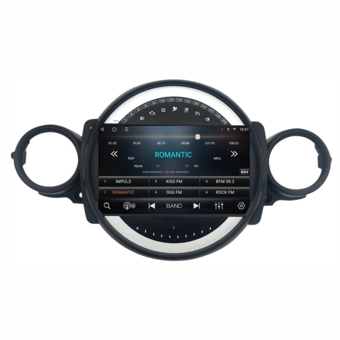 Navigatie Mini Cooper din 2007-2015 Android 14 , 4GB RAM , Procesor Quad Core , Wireless Carplay si Android auto , Display HD Touchscreen, Wi-Fi , Bluetooth, USB [3]