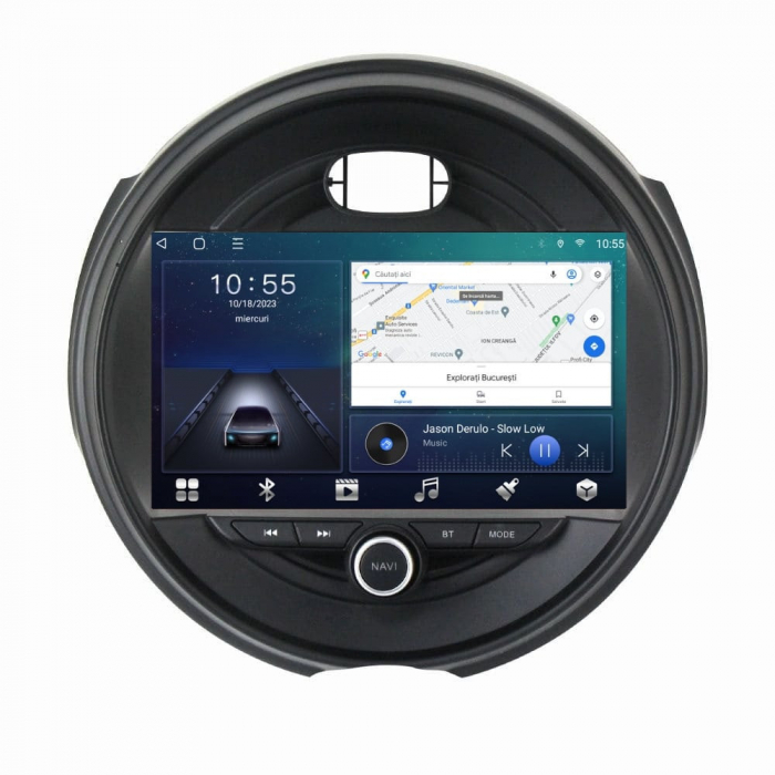 Navigatie Mini Cooper din 2014-2020 Android 14 , 4GB RAM , Procesor Quad Core , Wireless Carplay si Android auto , Display HD Touchscreen, Wi-Fi , Bluetooth, USB [2]