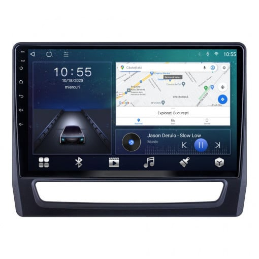 Navigatie Mitsubishi ASX 2020 - 2024 Rezolutie 2K, Display QLED 9.5 inch, 4GB RAM si 64GB ROM, Android, Procesor Octacore, Slot sim 4G, Sunet DSP, Wireless Carplay si Android Auto, Camera Marsa [1]
