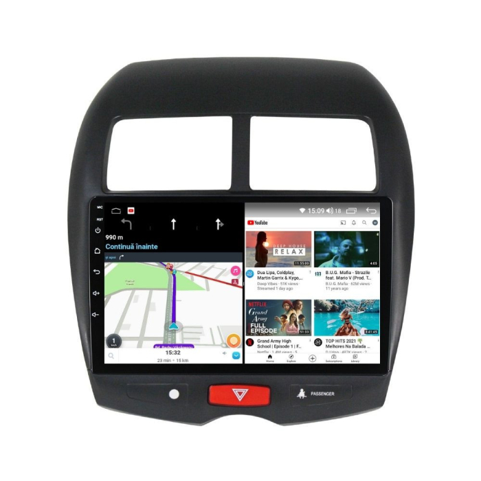 Navigatie Mitsubishi ASX din 2010-2019, Android 14, Wireless Carplay si Android Auto, 2GB RAM si 32GB ROM, Display IPS 9 inch, Camera Marsarier, Internet, Aplicatii, Wi Fi, Usb, Bluetooth [2]