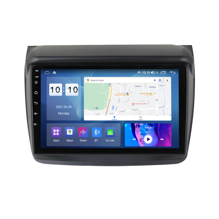 Navigatie Mitsubishi L200 din 2008 - 2016 Android 14 , 1GB RAM Carplay [2]