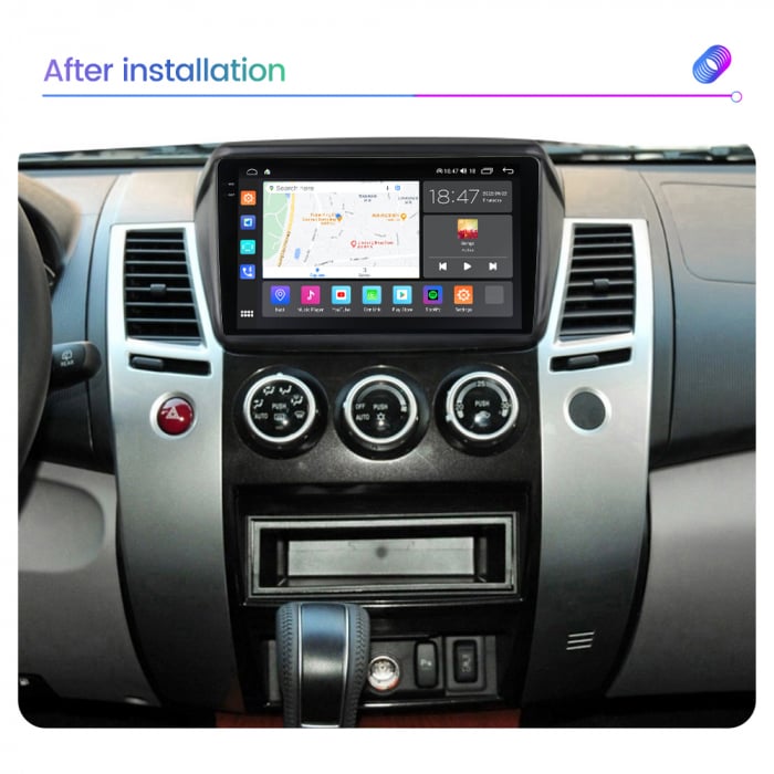Navigatie Mitsubishi L200 din 2008 - 2016, Android 14, 2GB RAM si 32GB ROM, Display IPS 9 inch, Camera Marsarier, Internet, Aplicatii, Wi Fi, Usb, Bluetooth [6]