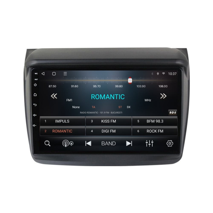 Navigatie Mitsubishi L200 din 2018 - 2020, Rezolutie 2K, Ecran QLED 9.5 inch, 8GB RAM si 128GB ROM, Android, Procesor Octacore, Slot sim 4G, Sunet DSP, Wireless Carplay [3]