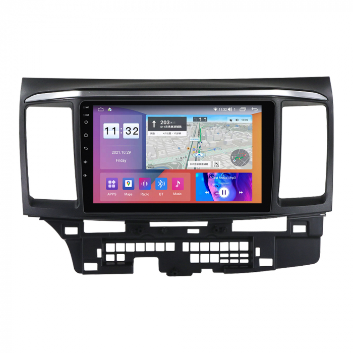 Navigatie Mitsubishi Lancer din 2007 - 2012 Android 14 , 1GB RAM Carplay [2]
