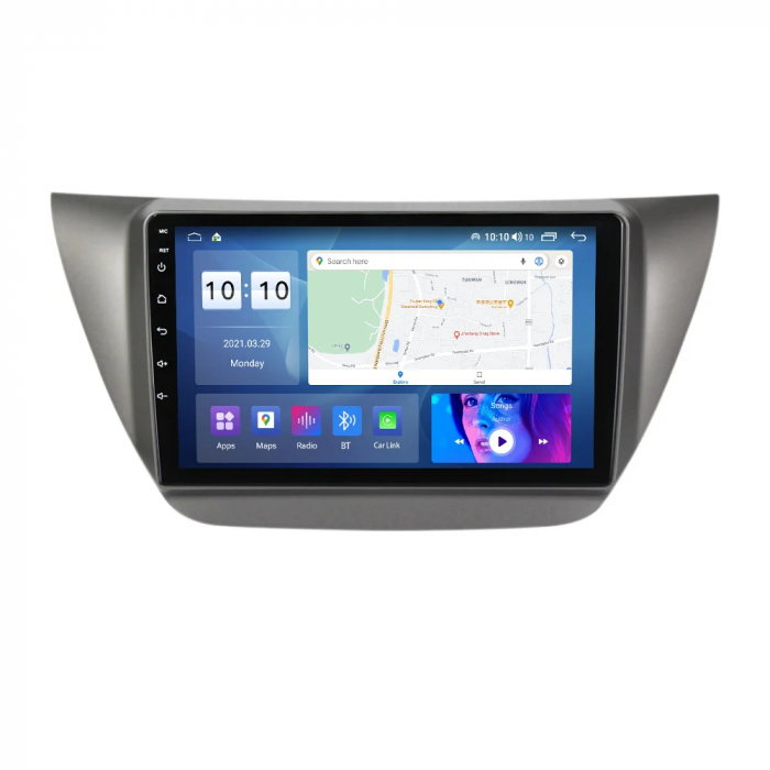 Navigatie Mitsubishi Lancer IX 2006 - 2010 Android 14 , 1GB RAM Carplay [2]
