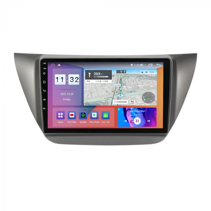 Navigatie Mitsubishi Lancer IX 2006 - 2010 Android 14 , 1GB RAM Carplay [3]
