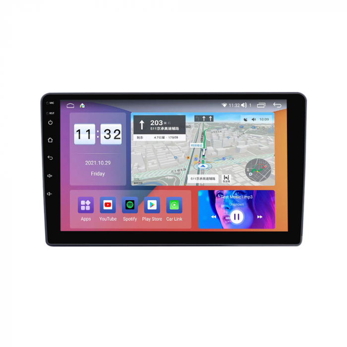 Navigatie Mitsubishi Outlander 2004 - 2008 Android 14 , 4GB RAM , Procesor Quad Core , Wireless Carplay si Android auto , Display HD Touchscreen, Wi-Fi , Bluetooth, USB [2]