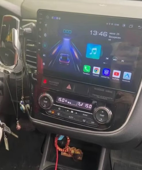 Navigatie Mitsubishi Outlander 3 din 2013-2018, Android 14 , 4GB RAM, Octacore, Slot Sim 4G, DSP, GPS, Wi-FI, Carplay, Android Auto, USB, Bluetooth, Waze, Touchscreen, 9 inch [5]