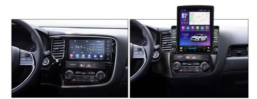 Navigatie Mitsubishi Outlander 4 2020 - 2024  , Ecran TESLA 9.7 inch, 8 GB RAM si 128 GB ROM, Android 15, Slot Sim 4G, Procesor Octa Core, Carplay Wireless si Android auto, Procesor Sunet Digital DSP [2]