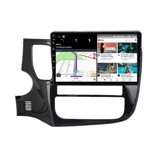 Navigatie Mitsubishi Outlander 4 2020 - 2024 Android 14 ,4GB RAM si 64GB ROM, Ecran QLED 9 inch, Android 14, Procesor Octacore, Slot sim 4G, Sunet DSP, Wireless Carplay si Android Auto [6]
