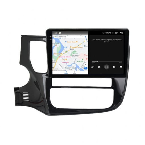 Navigatie Mitsubishi Outlander 4 2020 - 2024 Rezolutie 2K, Ecran QLED 9.5 inch, 8GB RAM si 128GB ROM, Android, Procesor Octacore, Slot sim 4G, Sunet DSP, Wireless Carplay [4]