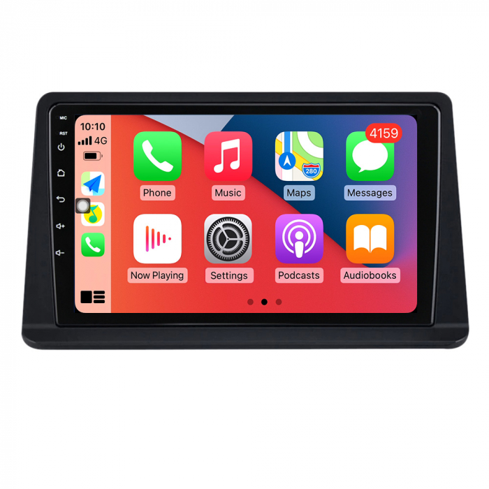 Navigatie Mitsubishi Pajero Montero V31 Cheetah, 4GB RAM si 64GB ROM, Ecran QLED 9 inch, Android 14, Procesor Octacore, Slot sim 4G, Sunet DSP, Wireless Carplay si Android Auto, Camera Marsarier [3]