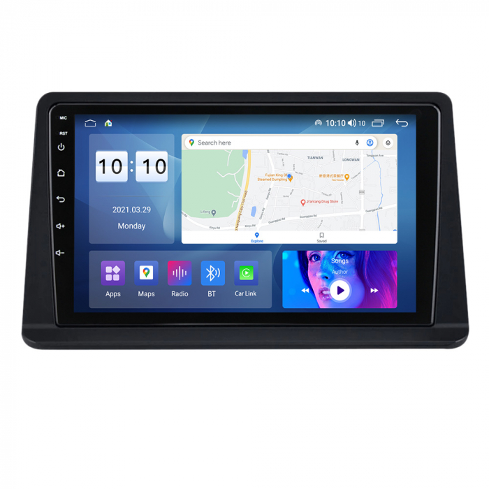 Navigatie Mitsubishi Pajero Montero V31 Cheetah, Rezolutie 2K, Ecran QLED 9.5 inch, 8GB RAM si 128GB ROM, Android, Procesor Octacore, Slot sim 4G, Sunet DSP [2]