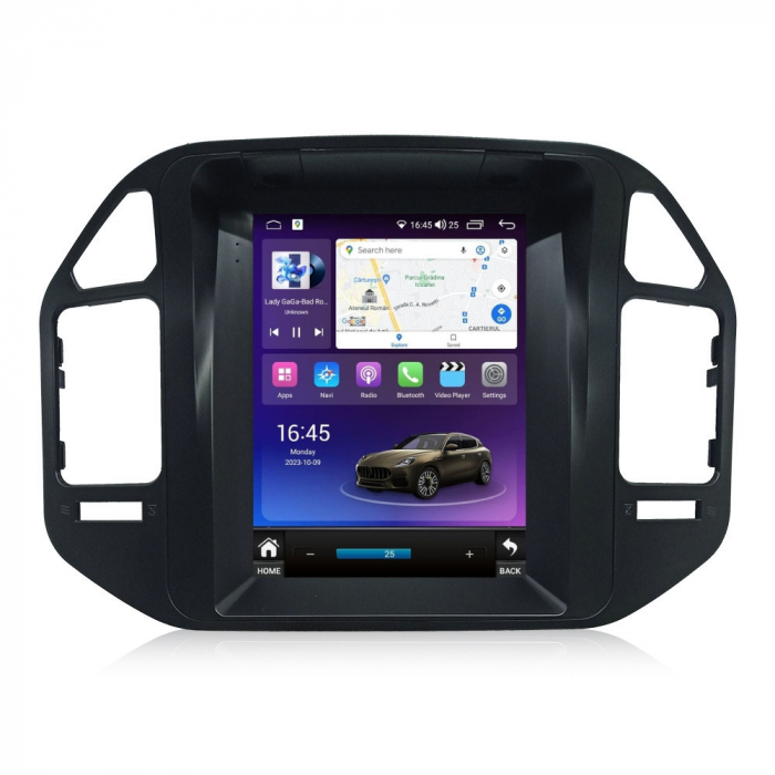 Navigatie Mitsubishi Pajero V73 din 1997 - 2011 Android 14 , 4GB RAM , Procesor Quad Core , Wireless Carplay si Android auto , Display HD Touchscreen, Wi-Fi , Bluetooth, USB [1]