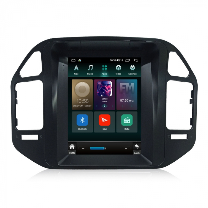 Navigatie Mitsubishi Pajero V73 din 1997 - 2011 Android 14 , 4GB RAM , Procesor Quad Core , Wireless Carplay si Android auto , Display HD Touchscreen, Wi-Fi , Bluetooth, USB [2]
