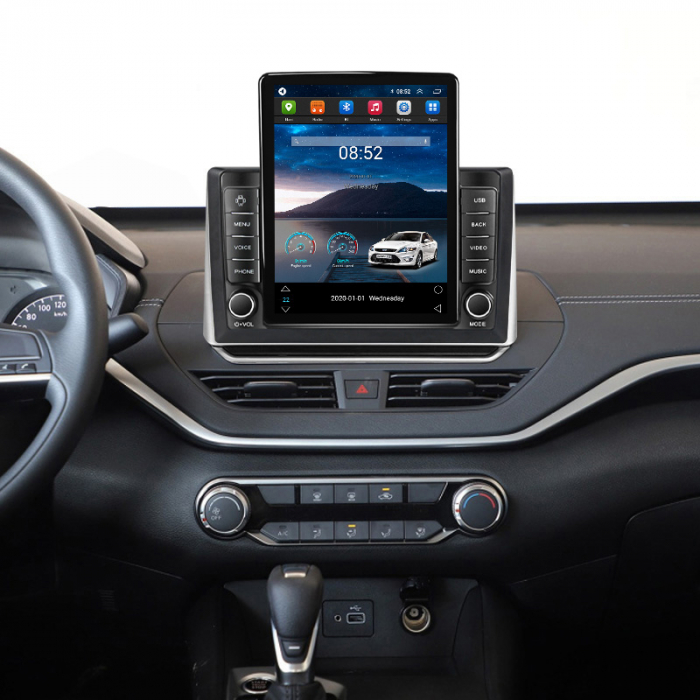 Navigatie Nissan Altima 2018-2020 Ecran TESLA 9.7 inch, 8 GB RAM si 128 GB ROM, Android 15, Slot Sim 4G, Procesor Octa Core, Carplay Wireless si Android auto, Procesor Sunet Digital DSP, Aplic [3]