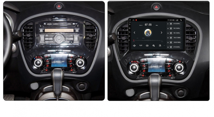 Navigatie Nissan Juke ( 2010 - 2017 ) , 4GB RAM si 64GB ROM, Ecran QLED 9 inch, Android 14, Procesor Octacore, Slot sim 4G, Sunet DSP, Wireless Carplay si Android Auto, Camera Marsarier [4]