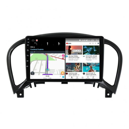Navigatie Nissan Juke ( 2010 - 2017 ) Android 14 , 4GB RAM , Procesor Quad Core , Wireless Carplay si Android auto , Display HD Touchscreen, Wi-Fi , Bluetooth, USB [3]