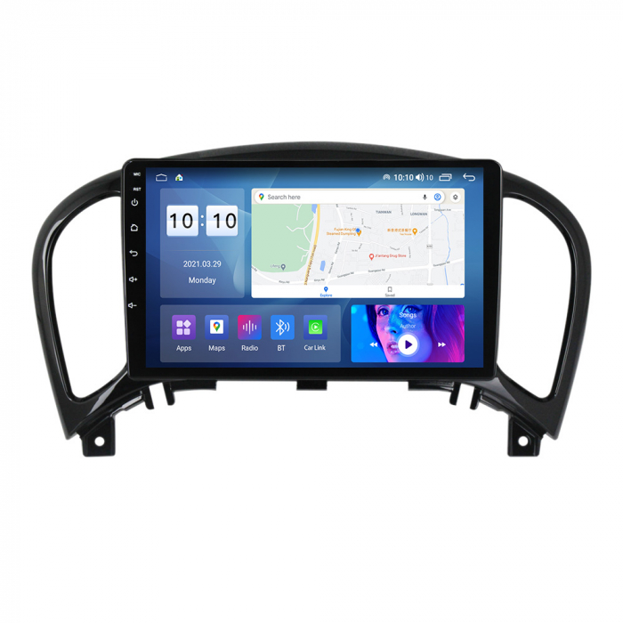 Navigatie Nissan Juke din 2010-2017, Android 14, Wireless Carplay si Android Auto, 2GB RAM si 32GB ROM, Display IPS 9 inch, Camera Marsarier, Internet, Aplicatii, Wi Fi, Usb, Bluetooth [3]