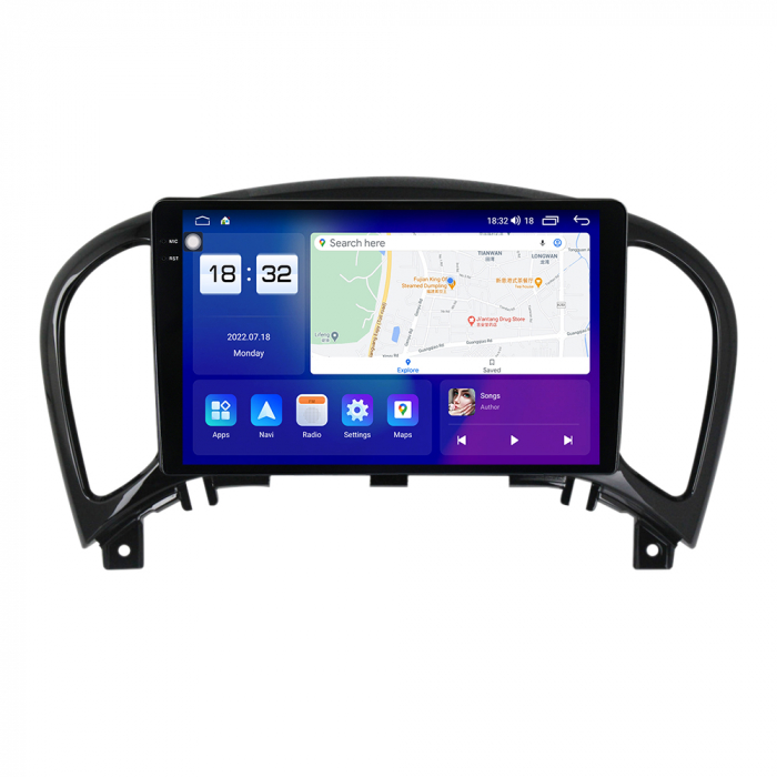 Navigatie Nissan Juke din 2010-2017, Rezolutie 2K, Ecran QLED 9.5 inch, 8GB RAM si 128GB ROM, Android, Procesor Octacore, Slot sim 4G, Sunet DSP, Wireless Carplay si Android Auto [3]