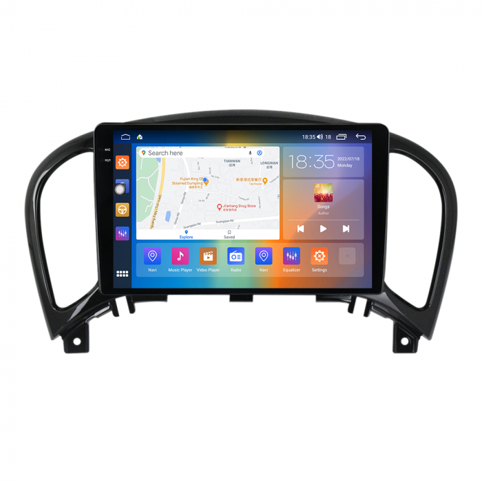 Navigatie Nissan Juke din 2010-2017, Rezolutie 2K, Ecran QLED 9.5 inch, 8GB RAM si 128GB ROM, Android, Procesor Octacore, Slot sim 4G, Sunet DSP, Wireless Carplay si Android Auto [2]