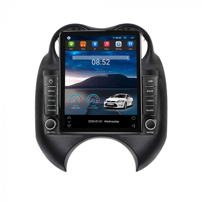 Navigatie Nissan March 2010-2013 Android 14 , 4GB RAM Ecran Tesla [4]