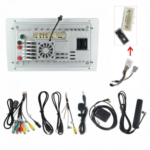 Navigatie Nissan Micra 5 2017 - 2021 Rezolutie 2K, Ecran QLED 9.5 inch, 8GB RAM si 128GB ROM, Android, Procesor Octacore, Slot sim 4G, Sunet DSP, Wireless Carplay [5]