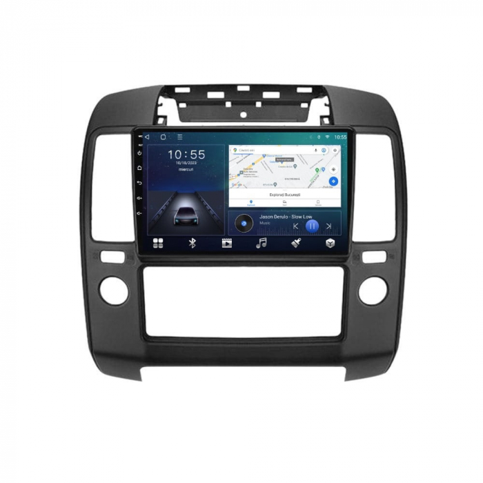 Navigatie Nissan Navara 2004 - 2010 Android 14 , 4GB RAM , Procesor Quad Core , Wireless Carplay si Android auto , Display HD Touchscreen, Wi-Fi , Bluetooth, USB [2]