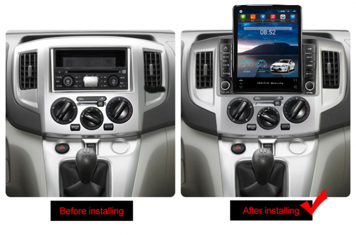 Navigatie Nissan NV200 2011-2018 Android 14 , 4GB RAM Ecran Tesla [3]