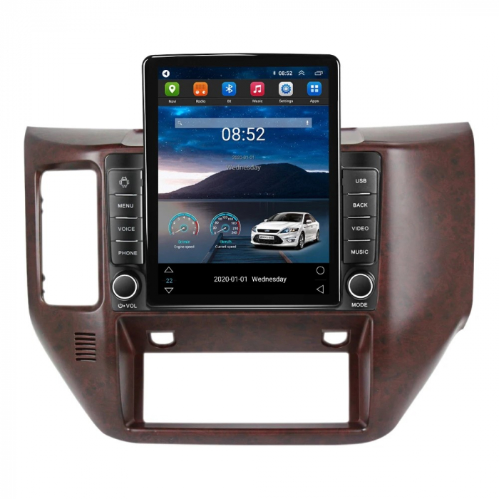 Navigatie Nissan Patrol 2004-2021 Ecran TESLA 9.7 inch, 8 GB RAM si 128 GB ROM, Android 15, Slot Sim 4G, Procesor Octa Core, Carplay Wireless si Android auto, Procesor Sunet Digital DSP, Aplic [2]