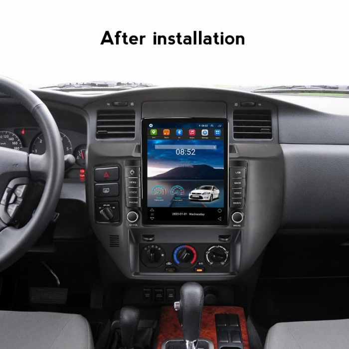 Navigatie Nissan Patrol 2004-2021 Ecran TESLA 9.7 inch, 8 GB RAM si 128 GB ROM, Android 15, Slot Sim 4G, Procesor Octa Core, Carplay Wireless si Android auto, Procesor Sunet Digital DSP, Aplic [4]