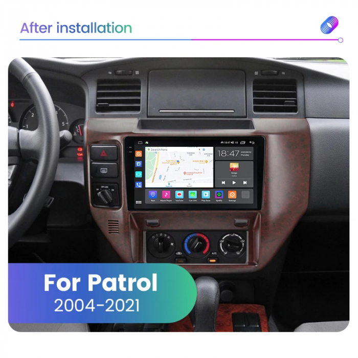 Navigatie Nissan Patrol 2004-2021 Rezolutie 2K , 8GB RAM+128GB ROM QLED [3]