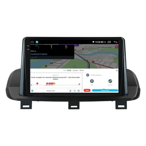 Navigatie Nissan Qashqai 2021 - 2024 Rezolutie 2K, Ecran QLED 9.5 inch, 8GB RAM si 128GB ROM, Android, Procesor Octacore, Slot sim 4G, Sunet DSP, Wireless Carplay [5]