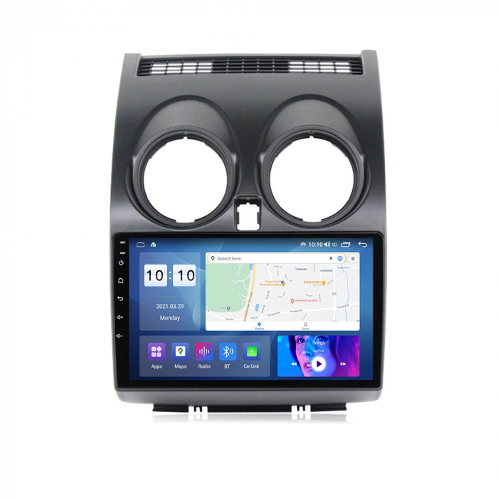 Navigatie Nissan Qashqai J10 din 2006-2013, Android 14, Wireless Carplay si Android Auto, 2GB RAM si 32GB ROM, Display IPS 9 inch, Camera Marsarier, Internet, Aplicatii, Wi Fi, Usb, Bluetooth [3]