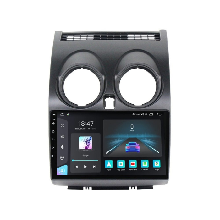 Navigatie Nissan Qashqai J10 din 2006-2013, Rezolutie 2K, Ecran QLED 9.5 inch, 8GB RAM si 128GB ROM, Android, Procesor Octacore, Slot sim 4G, Sunet DSP [1]