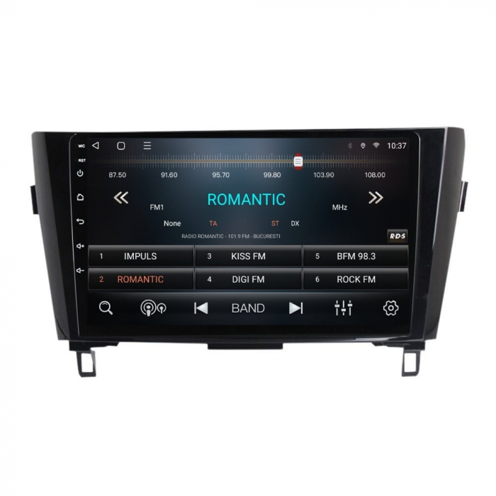 Navigatie Nissan Qashqai Xtrail din 2013-2018 Android 14 , 4GB RAM , Procesor Quad Core , Wireless Carplay si Android auto , Display HD Touchscreen, Wi-Fi , Bluetooth, USB [3]